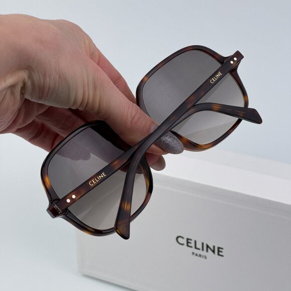 Celine CL40244U 52F CELINE THIN BRAND NEW Sunglasses Havana Gradient Women - Picture 2 of 10